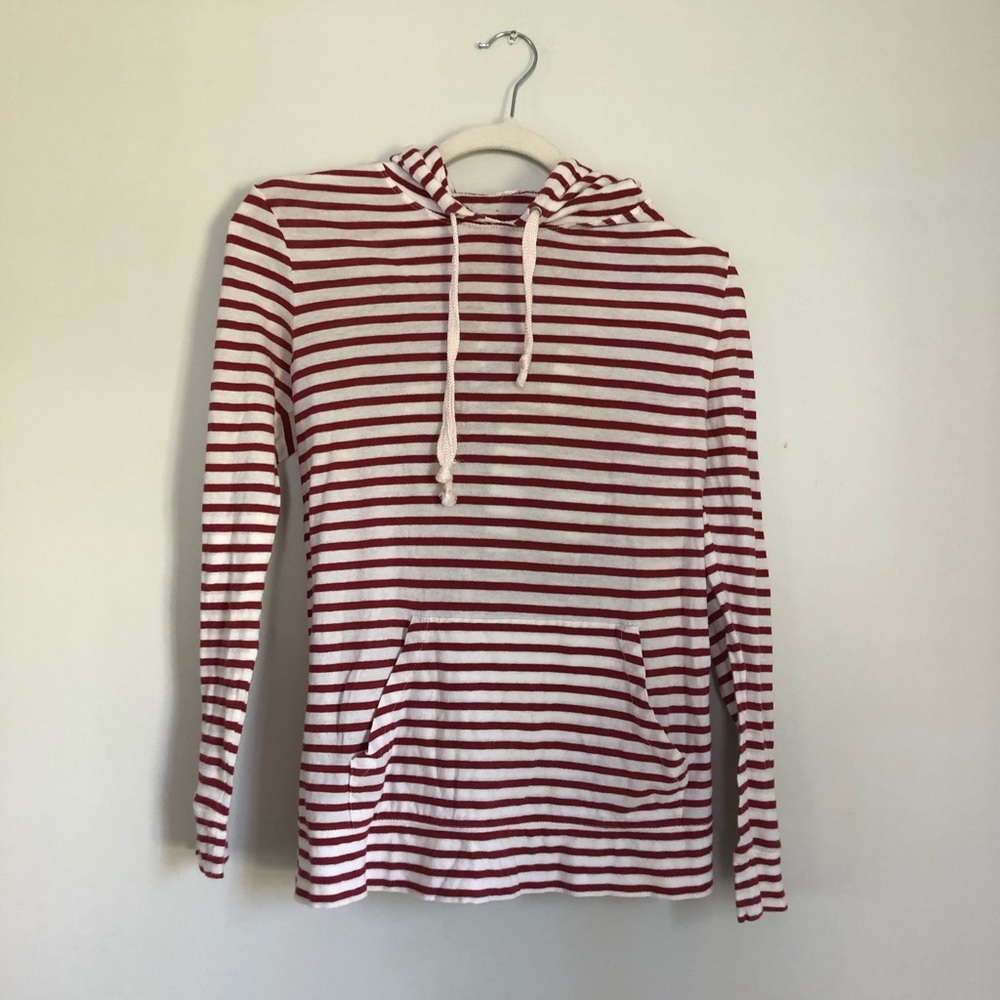 Lightweight J Crew Sweatshirt, with Hood - Picture 1 of 3
